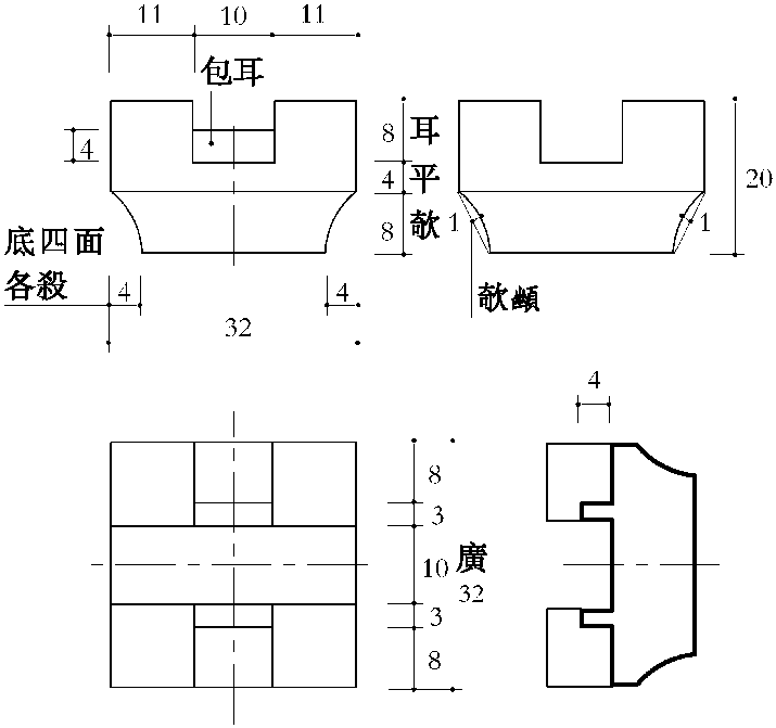 第四節 大枓、小枓圖樣一